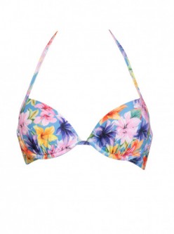 Bikini push-up azul Hawaii