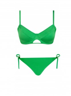 Bikini verde de aros, Lexie