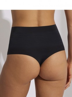 Faja tanga invisible negra