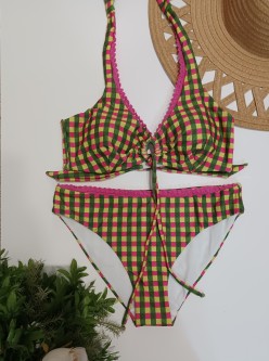 Bikini halter verde Color Check