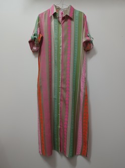 Vestido largo camisero Oris