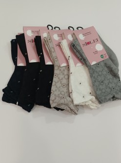 Calcetín Lurex Dots