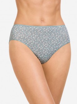 Braga midi de algodón estampado floral