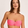 Top de bikini Bandeau verde Bay