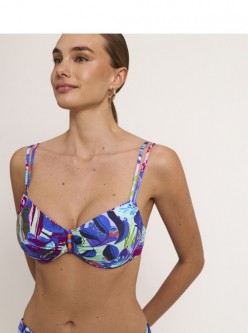 Top bikini con aros, Sunset