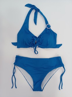 Bikini azul halter, Splash