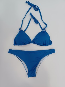 Bikini azul cortina, Splash