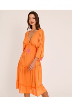 Vestido naranja Bikini Bay