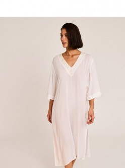 Kaftan blanco Solstice