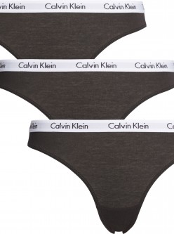 P-3 tangas básicas de algodón. Calvin Klein.