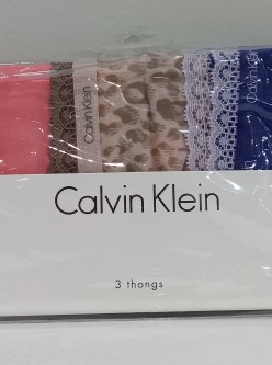 P-3 Tanguitas de microfibra de colores de Calvin Klein.