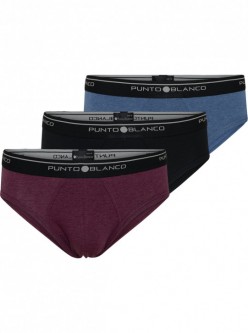 Pack-3 Slip Punto Blanco